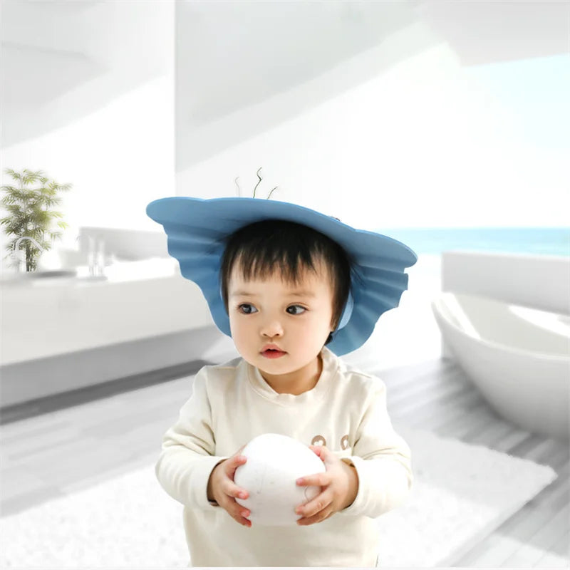 BabyShower SafeCap – Fun & Protective Hair Wash Hat