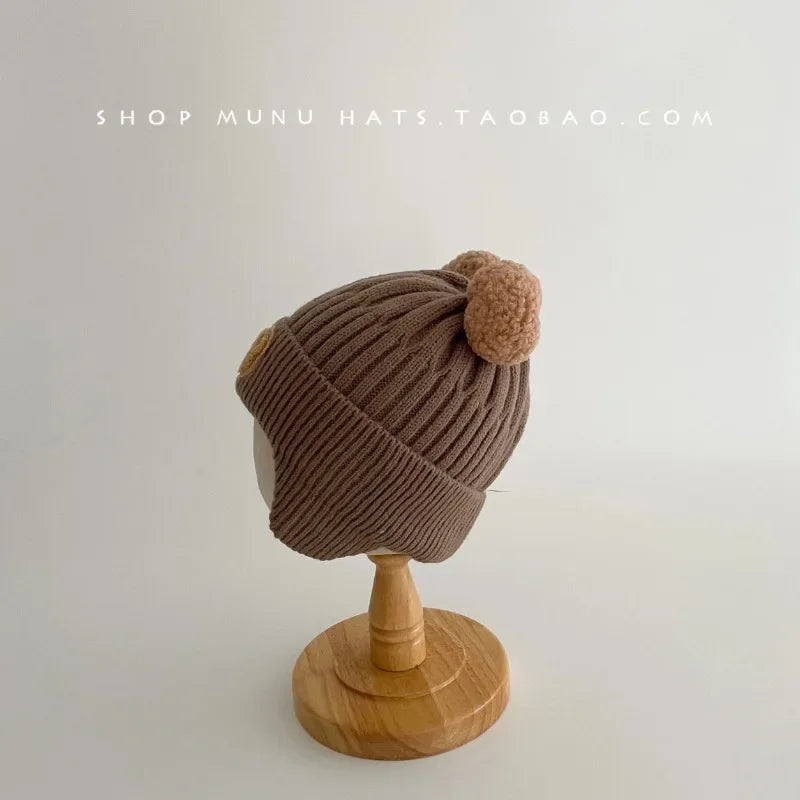 Adorable Baby Korean Wool Hat