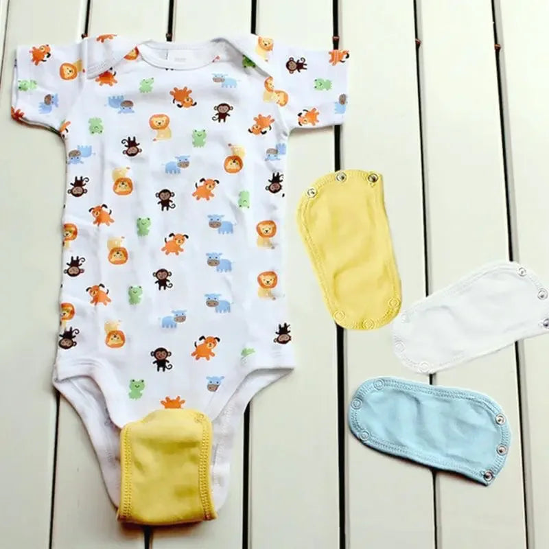 Baby Romper Extenders – Soft & Comfy Bodysuit Lengtheners for Baby Jumpsuits (4 pcs)