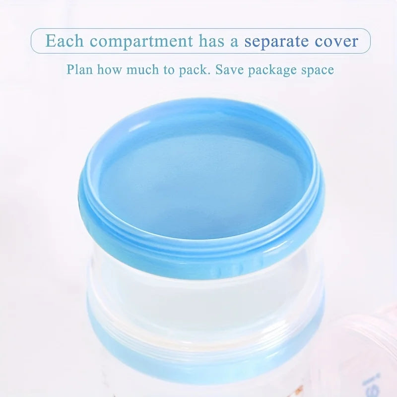 Baby Milk Powder Box – Colorful & Convenient Multi-Layered Storage